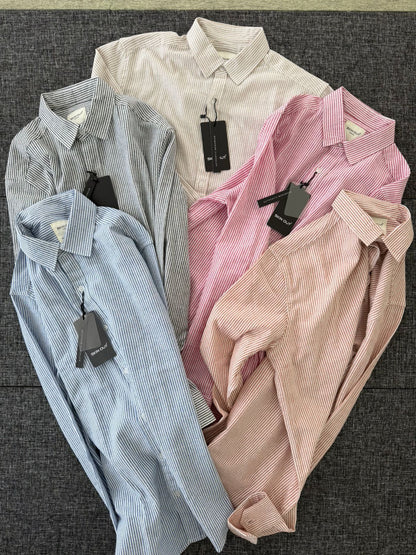 Premium Striped Linen Casual Shirt